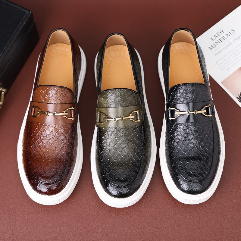 GIOVANNI™ - NoirVerde Couture Loafer