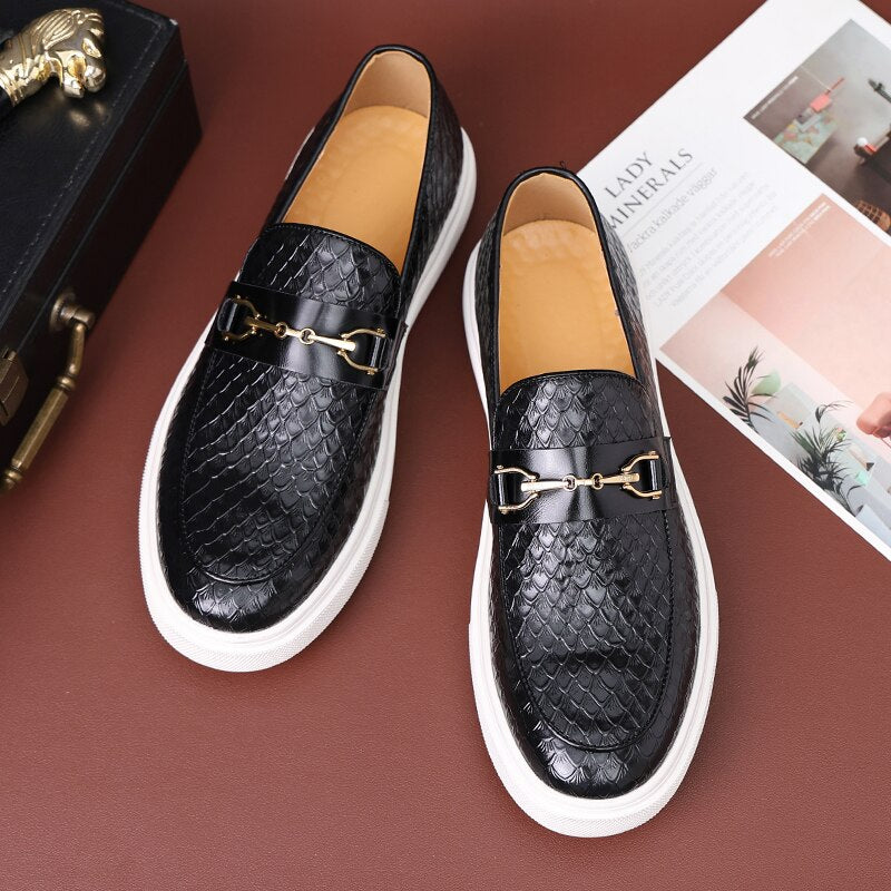 GIOVANNI™ - NoirVerde Couture Loafer