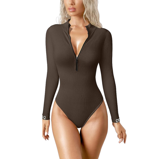 Karolina™ - Snatched Bodysuit med dragkedja